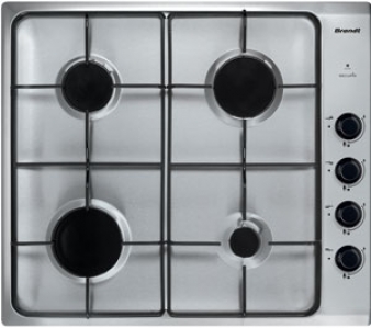 Table de cuisson Gaz BRANDT BPE6410X