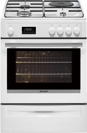 Cuisinière Mixte BRANDT BCM6653W