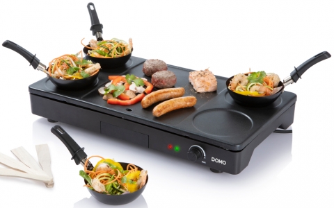 Barbecue Plancha Gril Plancha DOMO DO8712W